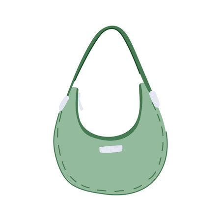 luxury handbag woman leather cartoon vector illustrationのイラスト素材