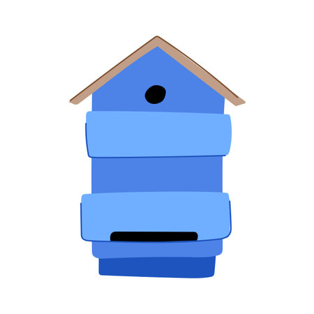 pollen hive cartoon vector illustration