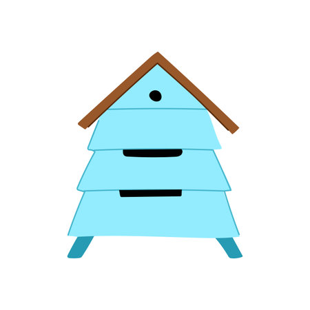 colony hive cartoon vector illustration