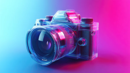 innovation holographic style fading camera