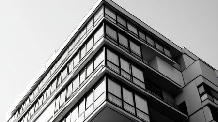 design constructing commercial property in a high contrast style