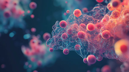 orgnic simulation of a health report in an organic texture style