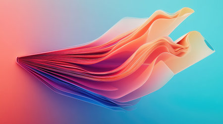 sleek liquid style sliding folder