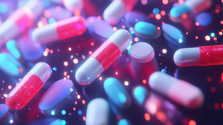 augmented holographic style pill simulation