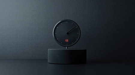 modern minimalist rotating digital thermometer