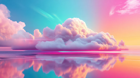 storage pastel style cloud computing center