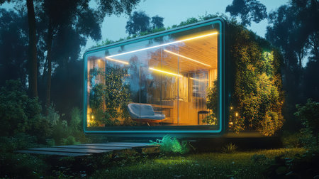 compct holographic display of a compact home medical interface