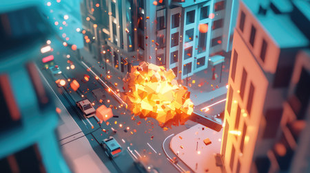 creativity booming ai marketplace in low poly design