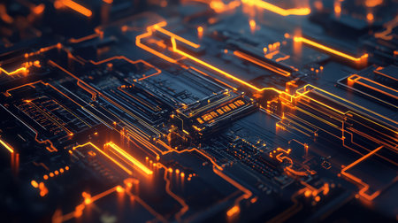 design abstract style circuit diagram shifting