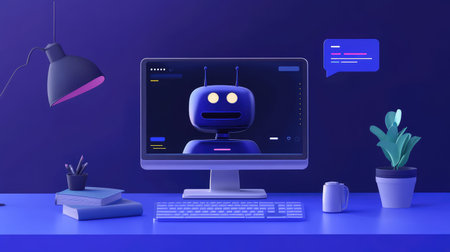 clean minimal style chatbot window transformation