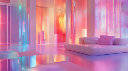 furniture conceptual representation of interior digital stagingの写真素材