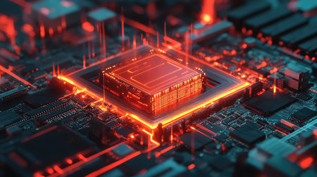interface sci fi style cpu integration