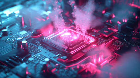 thermal releasing cpu liquid style