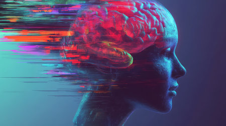 cognition seamless transition of abstract brain style