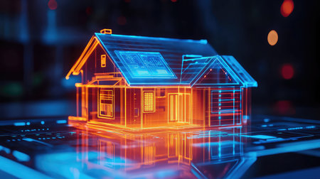 innovation smart home dashboard holographic projection
