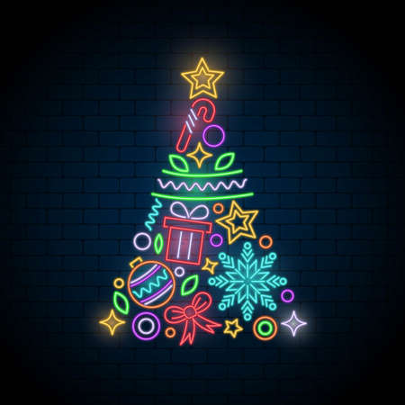 abstract christmas tree vector design illustrationのイラスト素材
