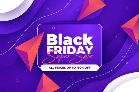 super sale gradient black friday vector design illustrationのイラスト素材