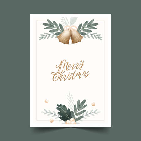 watercolor ornamental christmas cards collection abstract design vector illustrationのイラスト素材