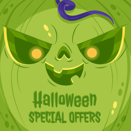 gradient halloween posts collection vector design illustrationのイラスト素材