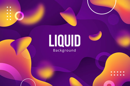 fluid neon holographic abstract design horizontal banners with colourful drops and editable text...