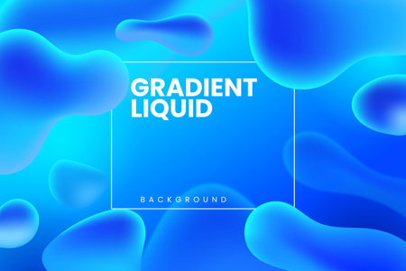 fluid neon holographic abstract design horizontal banners with colourful drops and editable text vector illustrationのイラスト素材