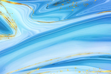realistic liquid marble background with gold vector design illustrationのイラスト素材