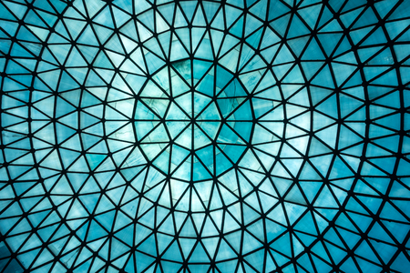 Glass roof of the Railway Station in Guangzhou