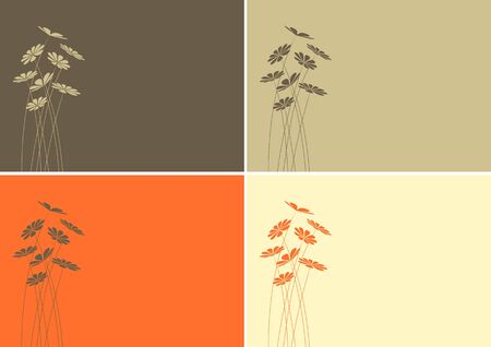 Daisy vector background setのイラスト素材