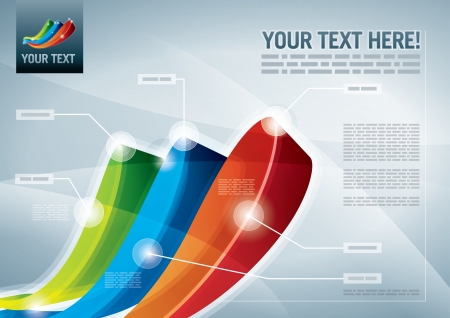 Abstract presentation background  のイラスト素材