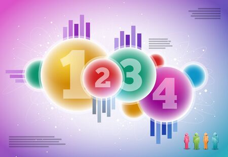 info graphic elementsのイラスト素材