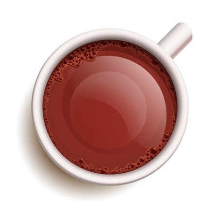 realistic cup of teaのイラスト素材