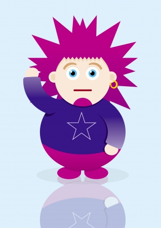 vector character design seriesのイラスト素材
