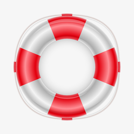 Vector illustration of a lifebuoy  のイラスト素材