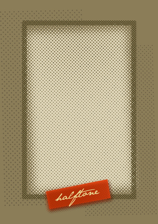 Halftone Pattern Design Background  Vector design elements  Elements are layered separately in vector file のイラスト素材