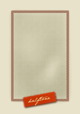 Halftone Pattern Design Background  Vector design elements  Elements are layered separately in vector file のイラスト素材
