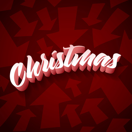 Vector Christmas design with arrows.のイラスト素材