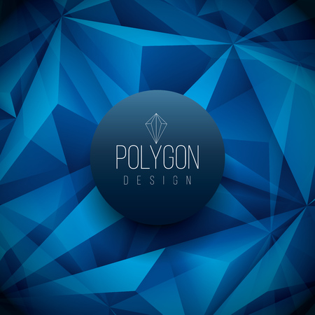 Vector polygon based design template. Elements are layered separately in vector file.のイラスト素材