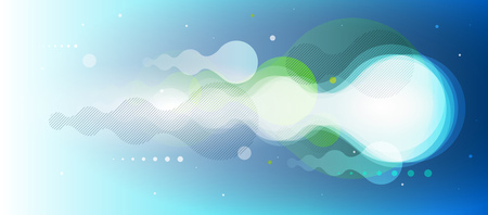 Abstract flow shapes vector backround. Elements are layered separately in vector file.のイラスト素材