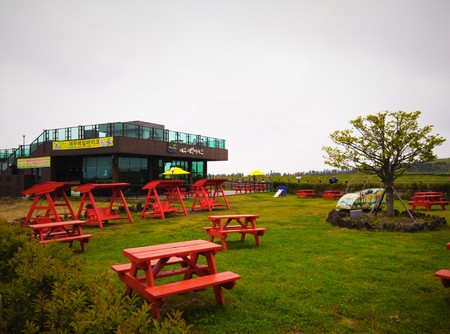 Jeju Rail Park in Jongdal-ri, Gujwa-eup, Jeju-si, Jeju, South Korea.のeditorial素材