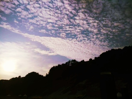 Beautiful clouds in the sky.