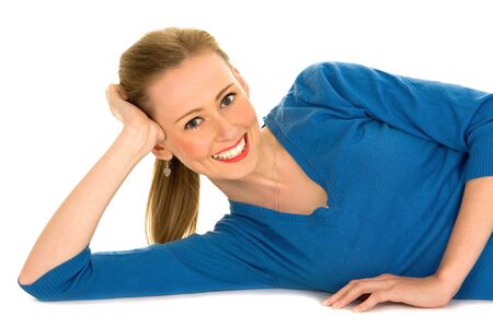 Young woman smilingの写真素材