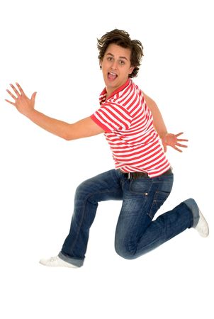 Man Jumping の写真素材