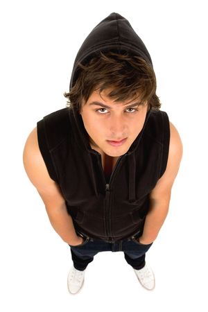 Angry young manの写真素材