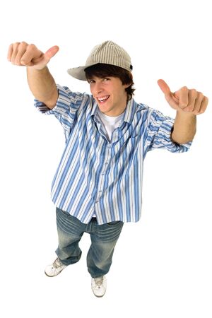 Thumbs upの写真素材
