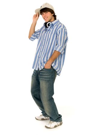 Portrait of young man standing の写真素材
