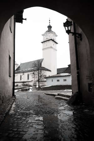Old town, Poprad, Slovakiaの写真素材