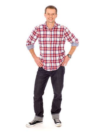 Young man standingの写真素材