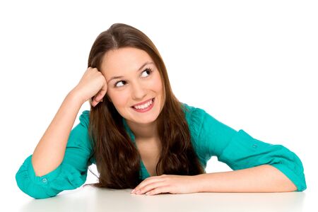 Portrait of smiling womanの写真素材