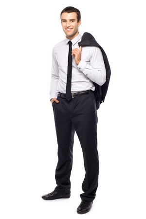 Young businessman standingの写真素材