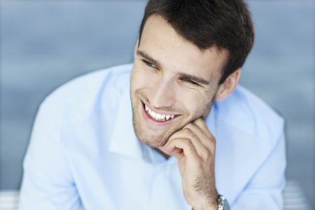 Handsome young manの写真素材